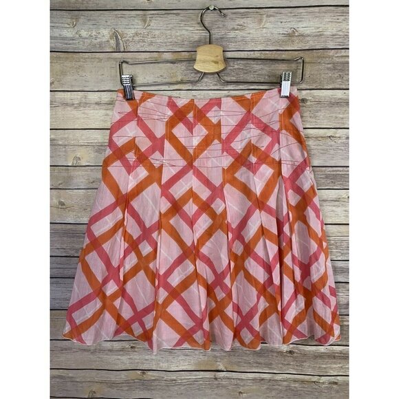 Lux Lux Lux Size 3 Pleated Skirt Pink Checkered - Picture 1 of 11